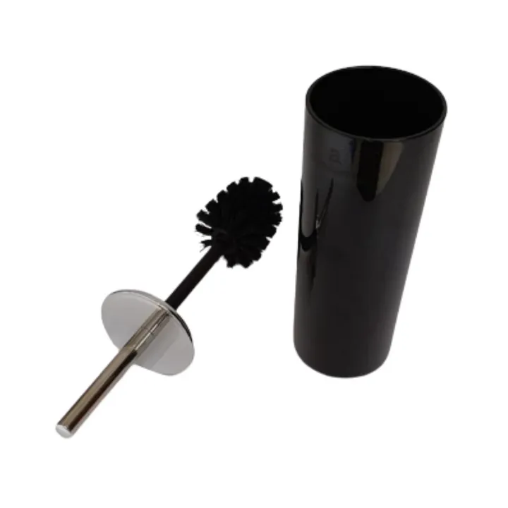 3 Piece Bathroom Set Luxurious Black with Silver Lid 5L SGN2339