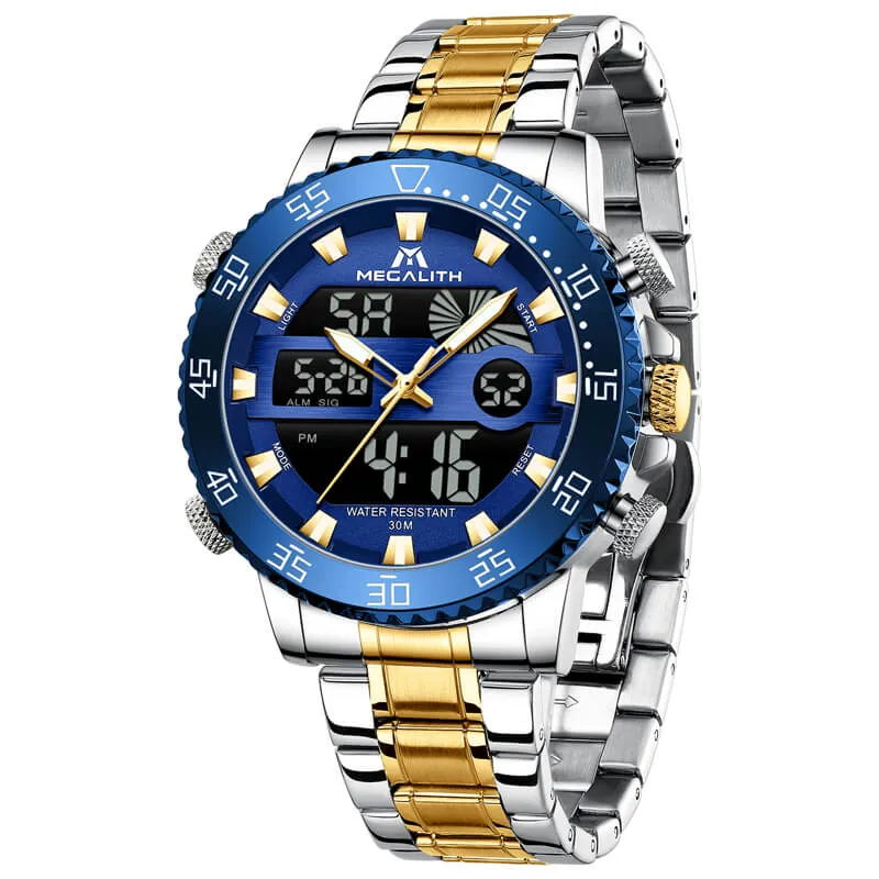 8222M | Quartz Men Watch | Stainless Steel Band