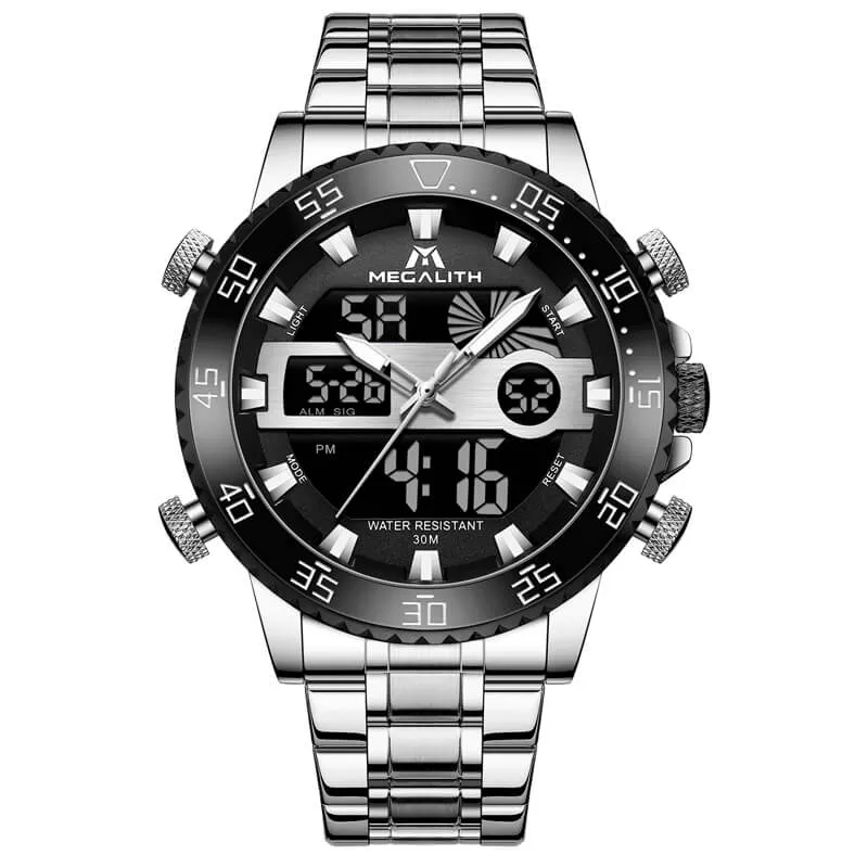 8222M | Quartz Men Watch | Stainless Steel Band