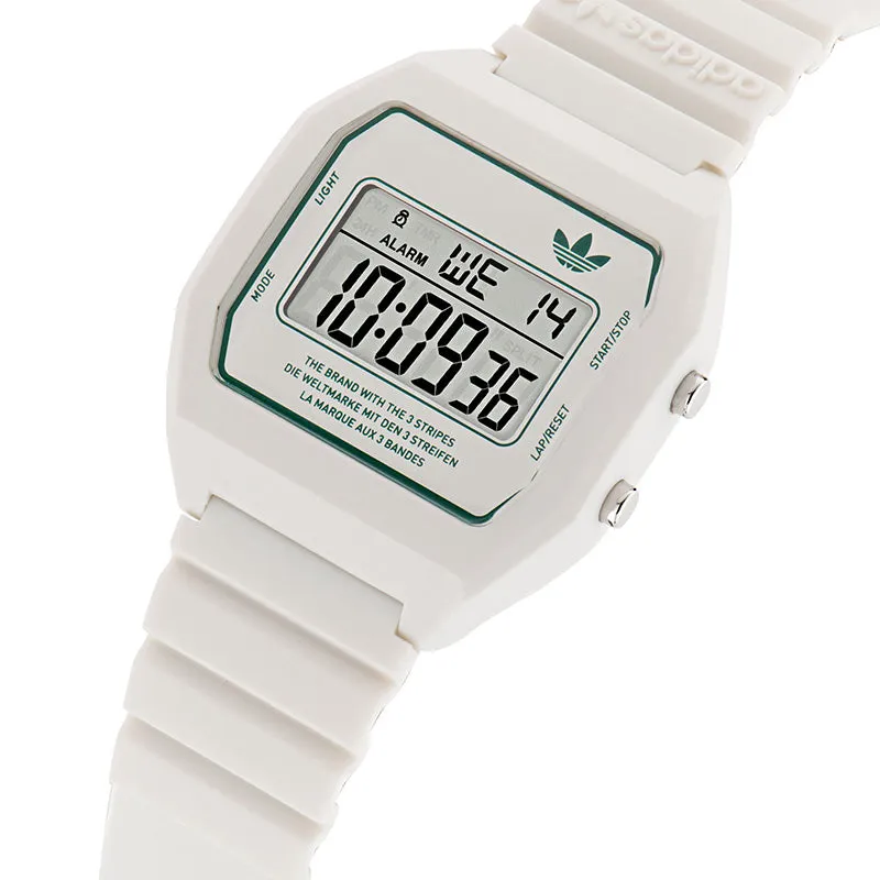 Adidas Originals Digital Two Unisex White Watch AOST23557