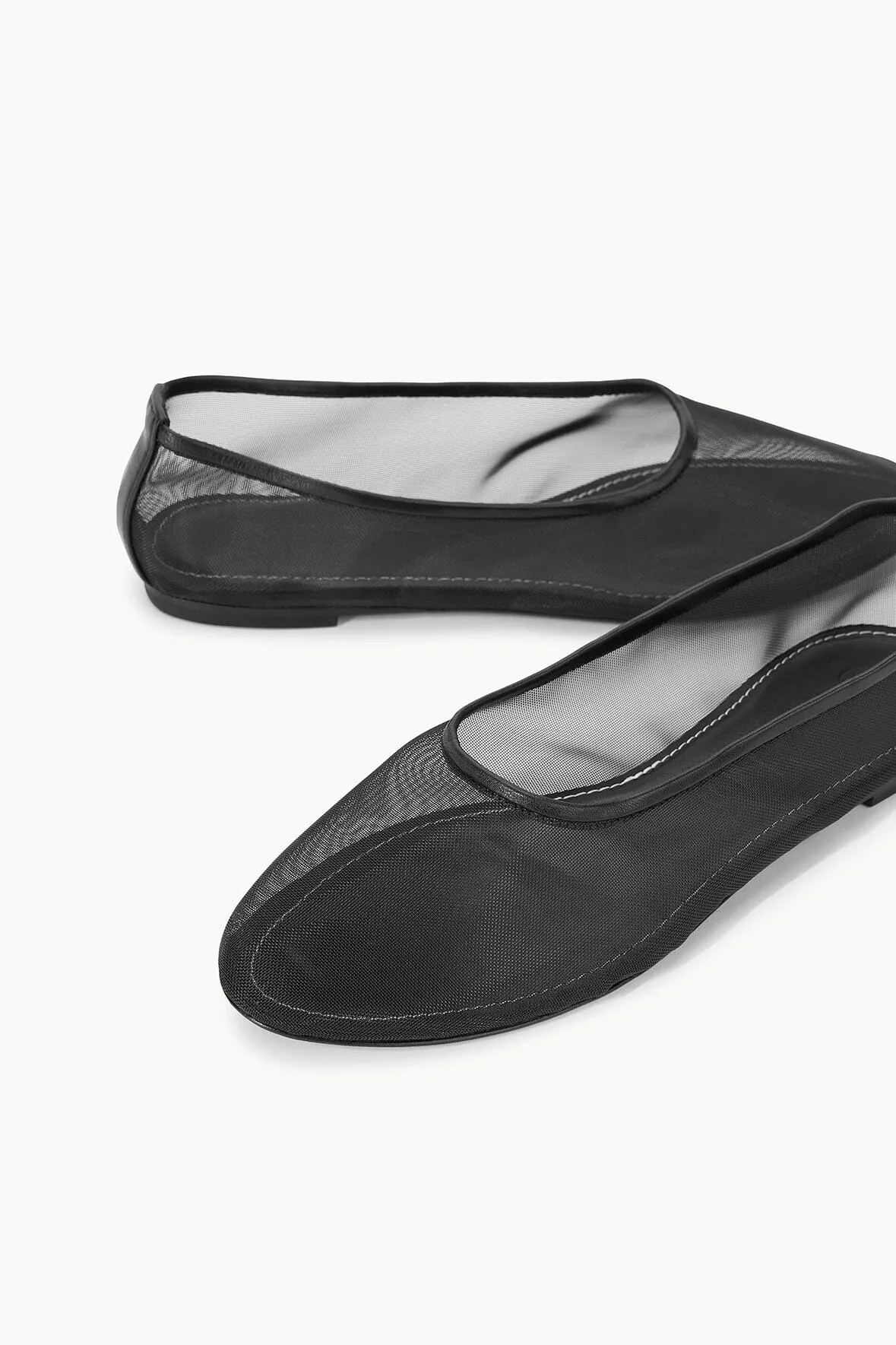 ALBA BALLET FLAT | BLACK MESH