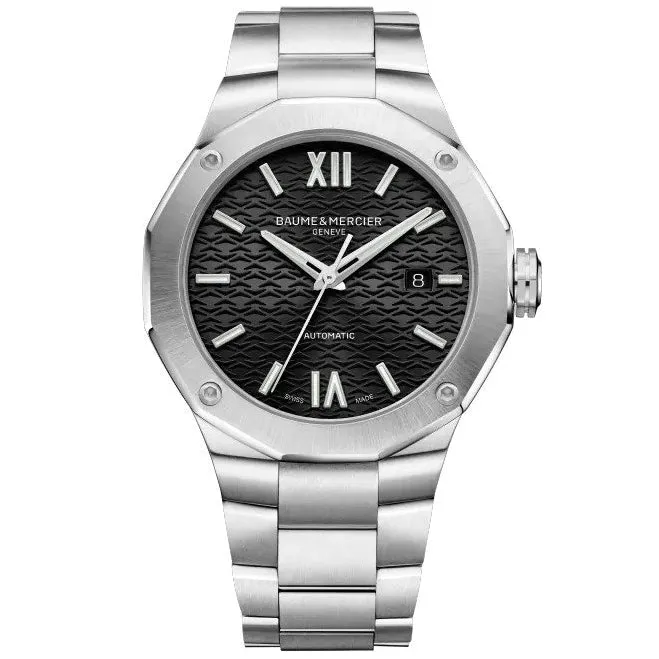 Baume & Mercier Men's Black Riviera Watch 10621