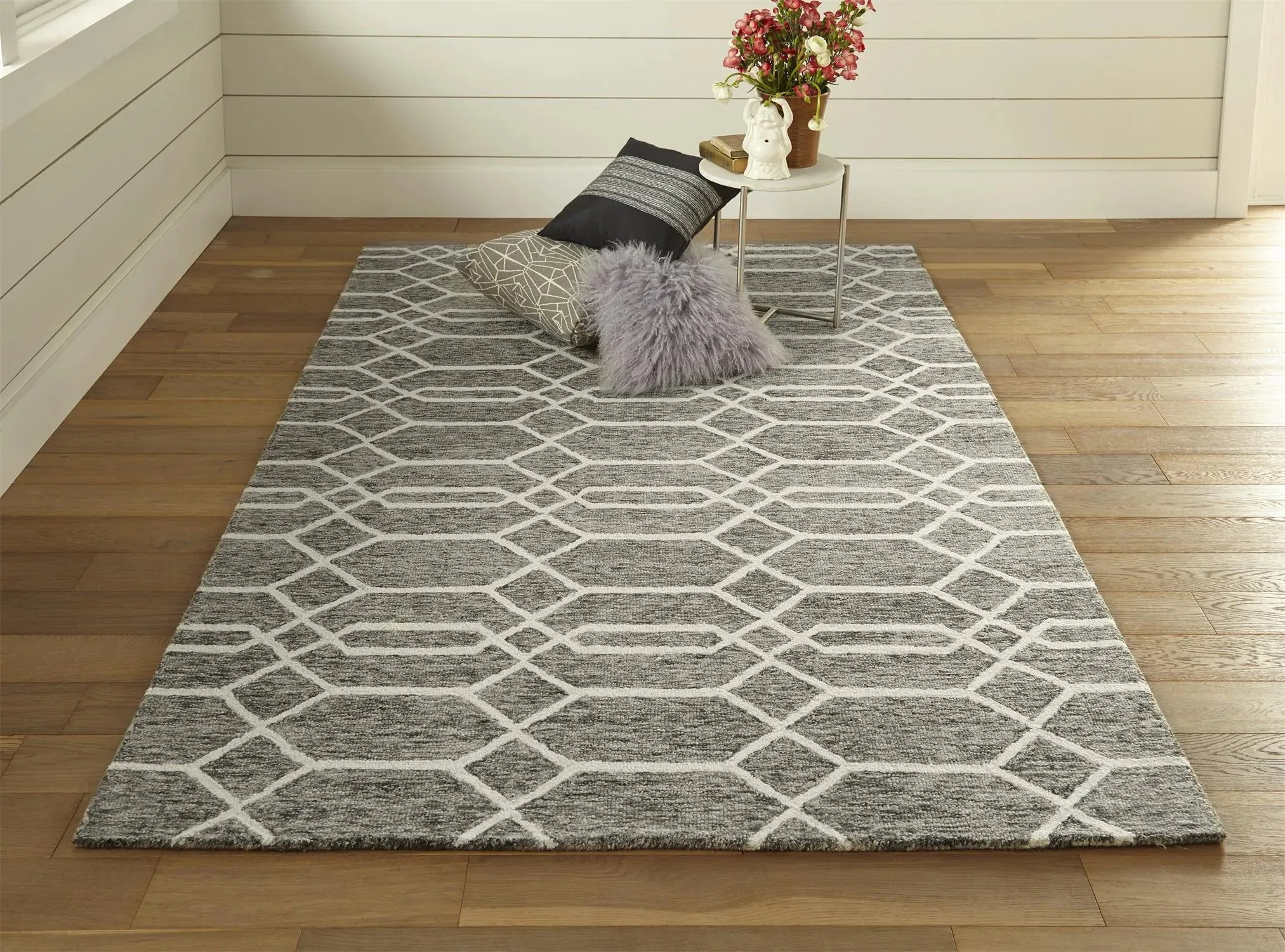 Belfort 8698777F Grey/Black Rug