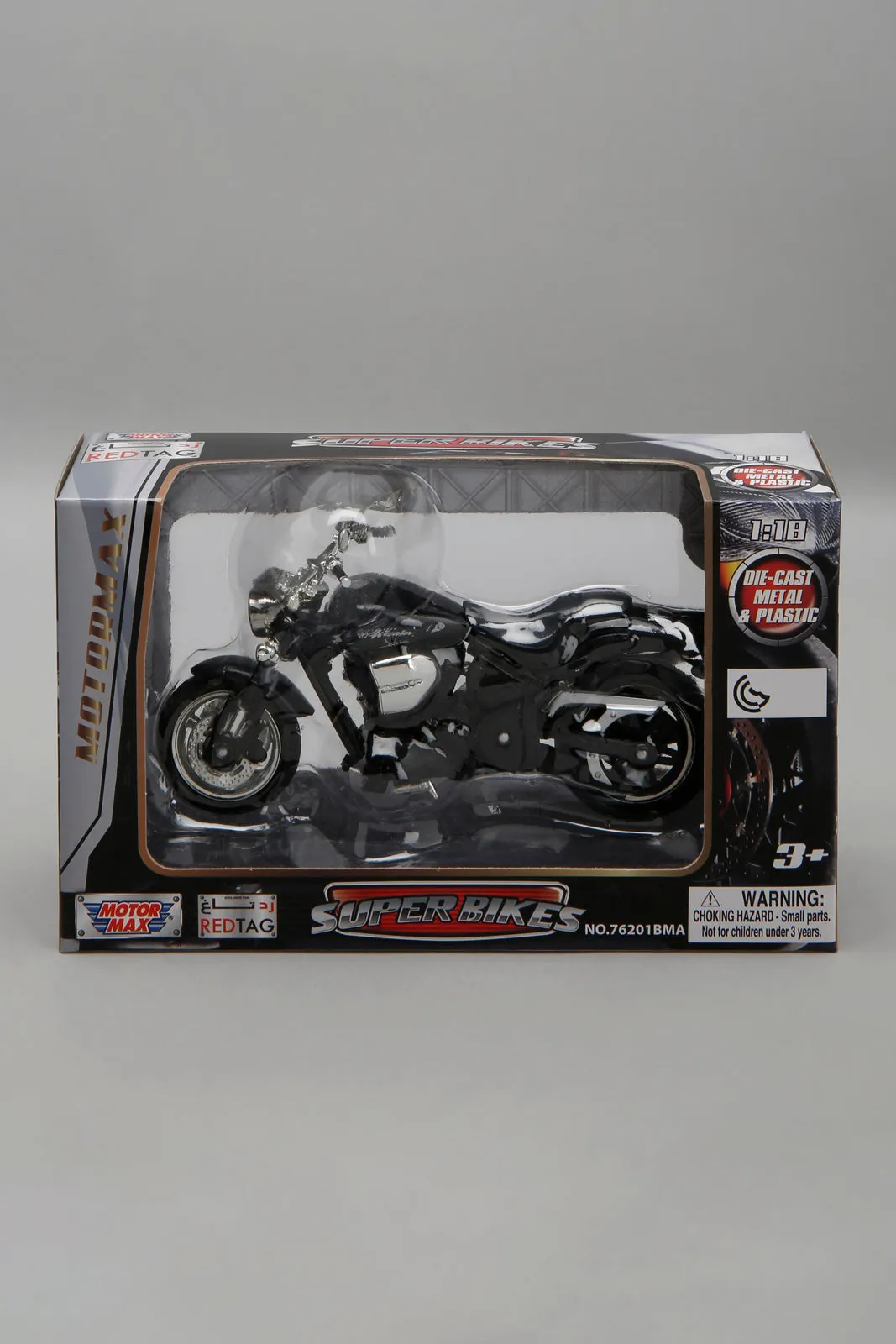 Black Classic Chopper Bike Toy