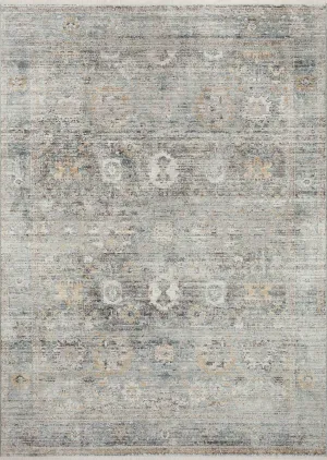 Bonney Rug in Teal & Gold