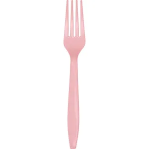 Bulk Classic Pink Plastic Forks (288 per Case)