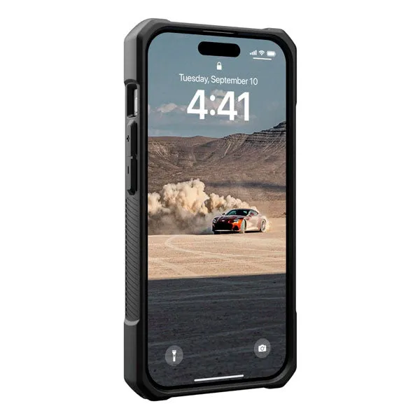 Case UAG Monarch for iPhone 15 Pro Max, Kevlar Black