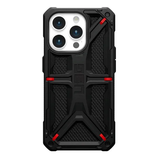 Case UAG Monarch for iPhone 15 Pro Max, Kevlar Black