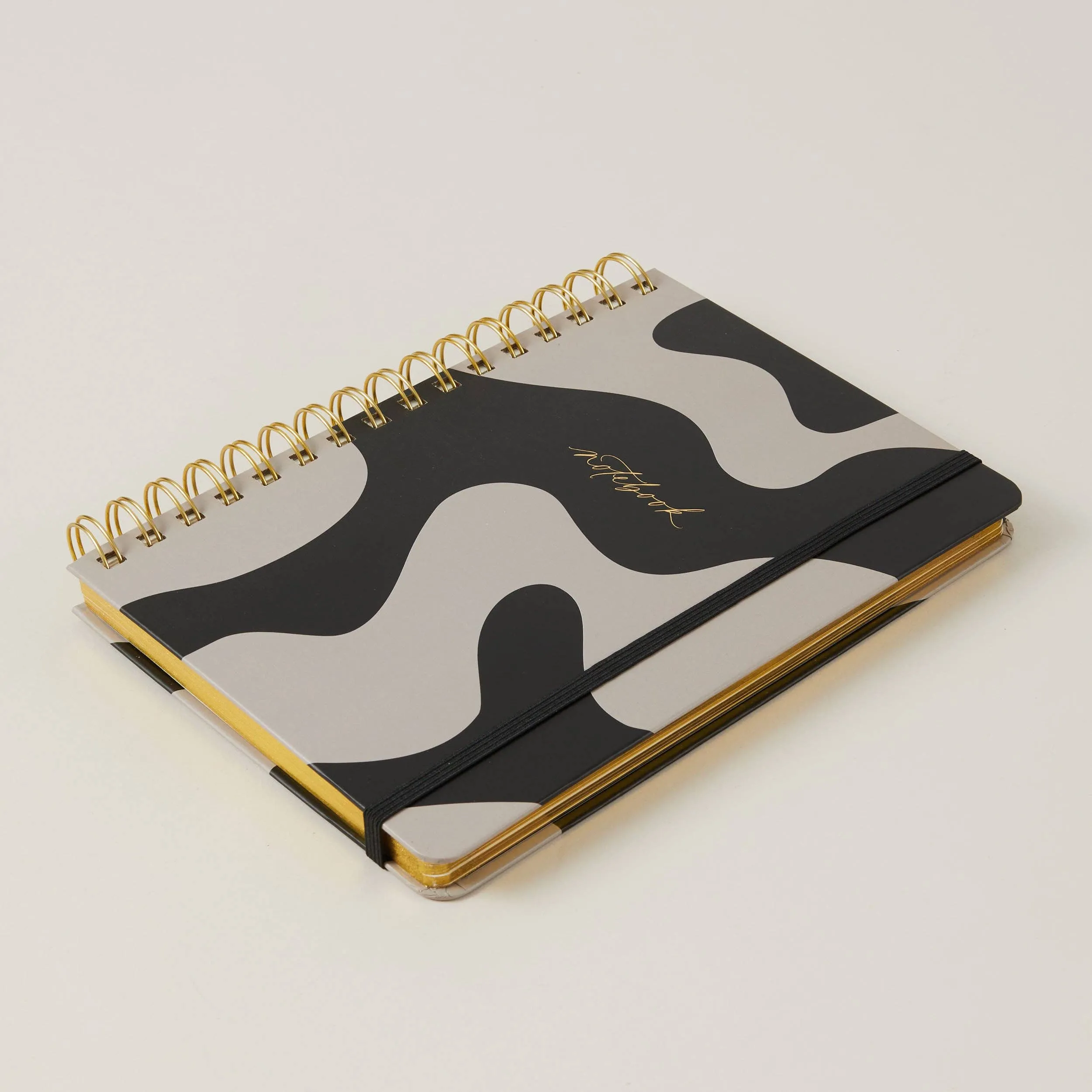 Curve Minimalist Spiral Luxury Notebook