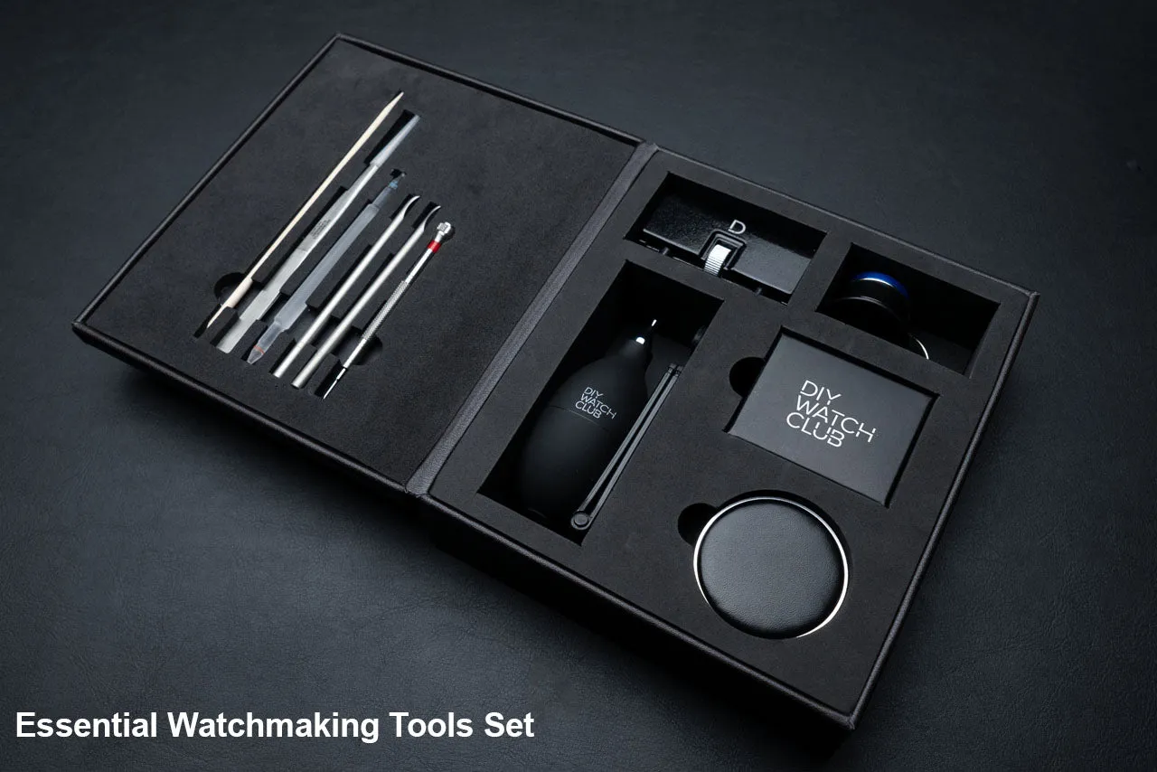 DIY Flame Blue Hands   Watchmaking Kit | 38.5mm Mosel Series Edition