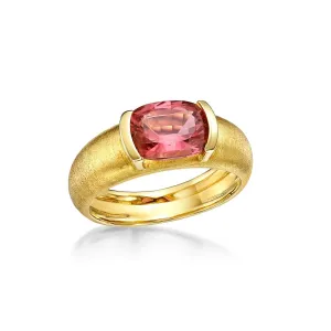 Donna Lacis - Salmon Tourmaline Ring