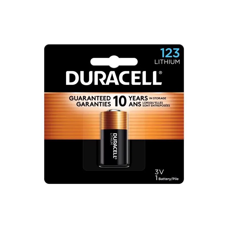 Duracell Lithium 123 3 V 1.4 mAh Camera Battery 1 pk