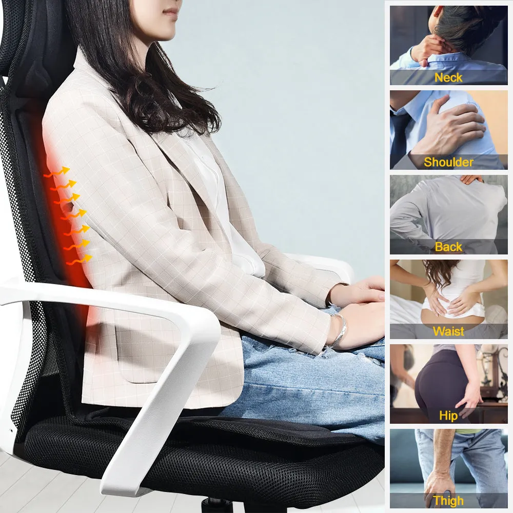 Electric Heated Car Massage Seat Cushion