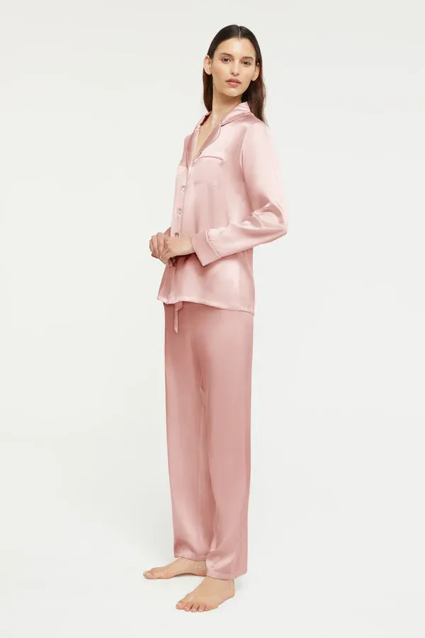 Fine Finishes Silk Pyjama Bridal Rose