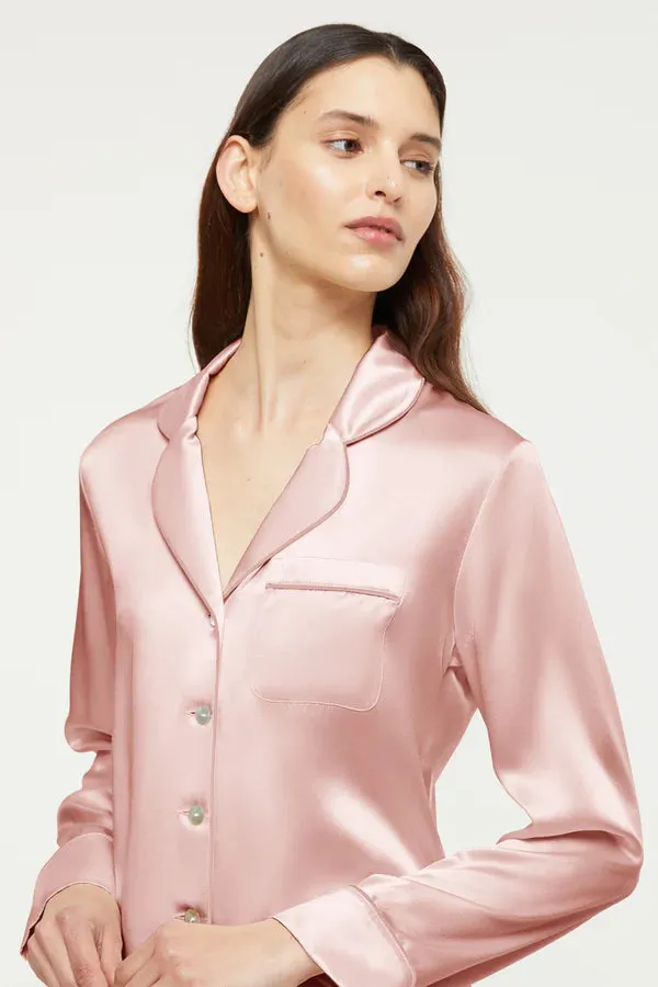 Fine Finishes Silk Pyjama Bridal Rose