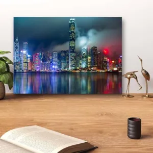 GADGETS WRAP Canvas Gallery Wrap Framed for Home Office Studio Living Room Decoration (14x11inch) - Hong Kong