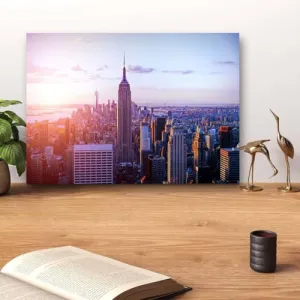 GADGETS WRAP Canvas Gallery Wrap Framed for Home Office Studio Living Room Decoration (14x11inch) - Sunrise View