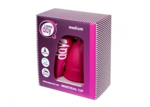 Genial Day Menstrual Cup Medium 1 Count Box