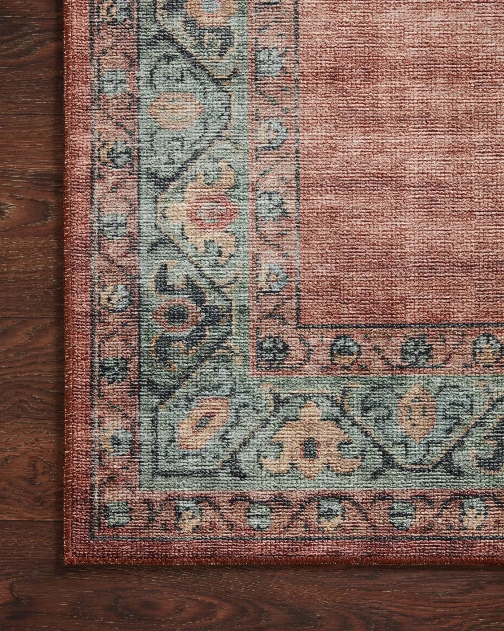 Heidi HEI-05 Spice/Aqua Rug