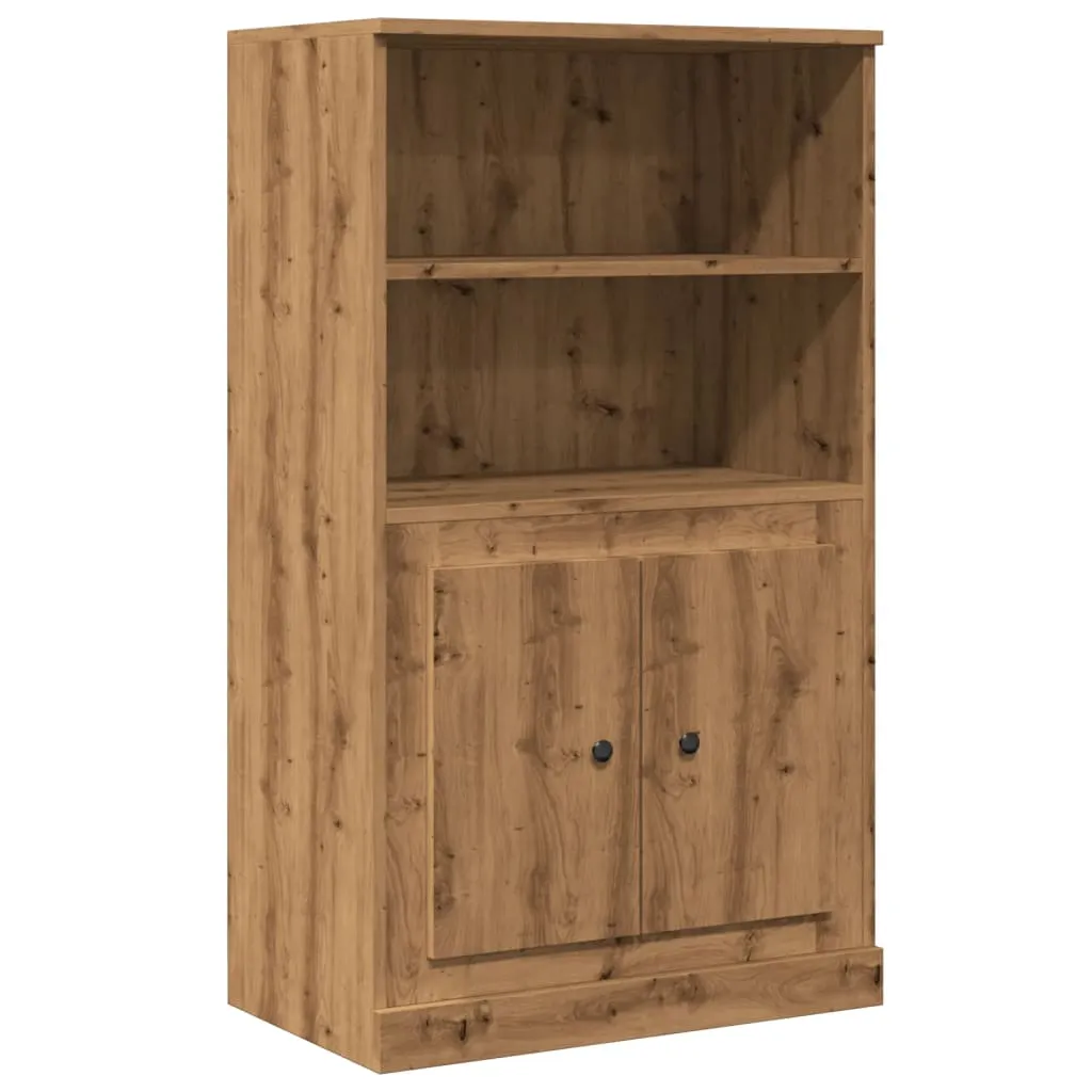 Highboard Artisian Oak 60x35.5x103.5 cm Engineered Wood