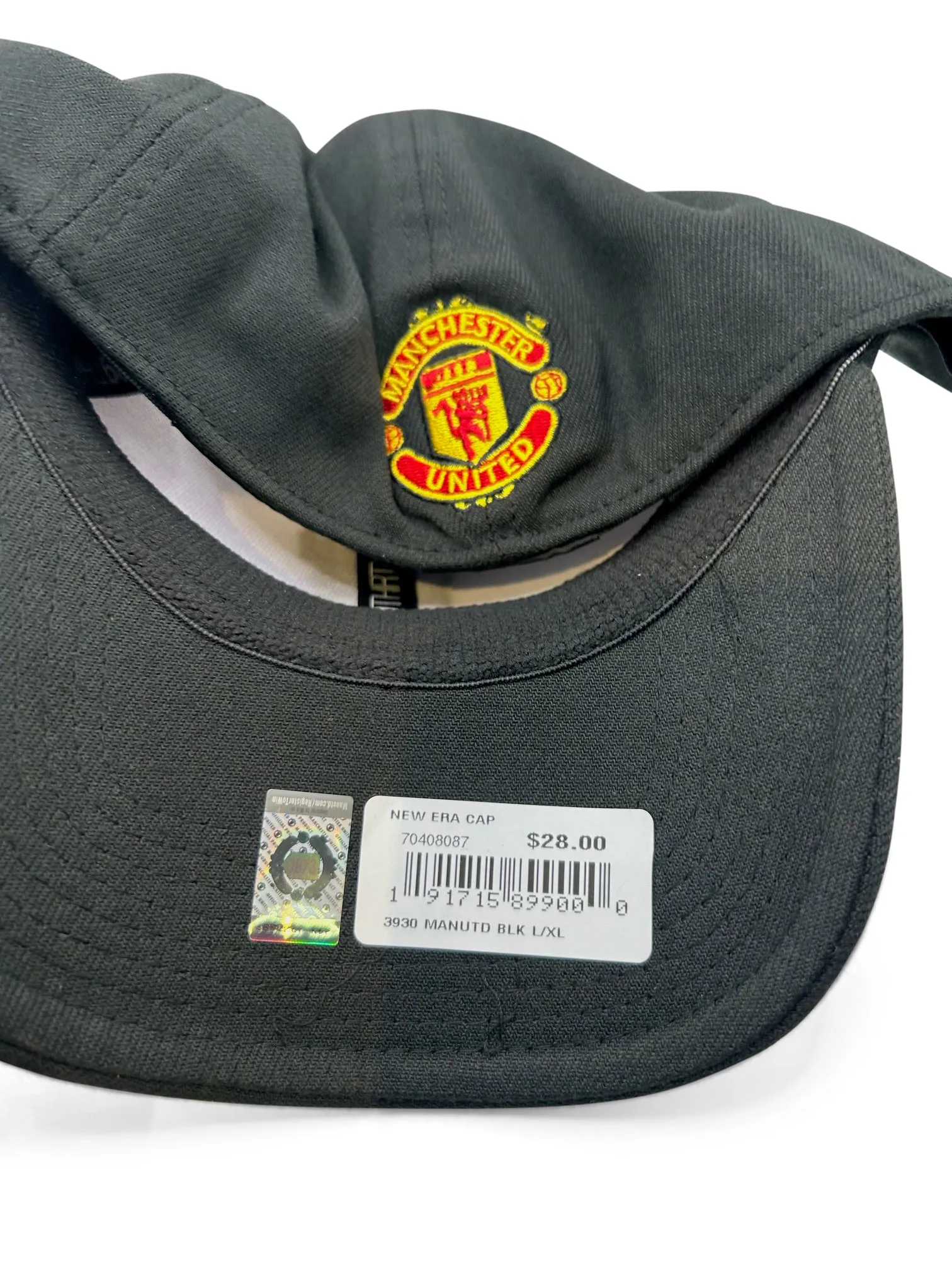 New Era Manchester United 3930 Cap (Black/White)