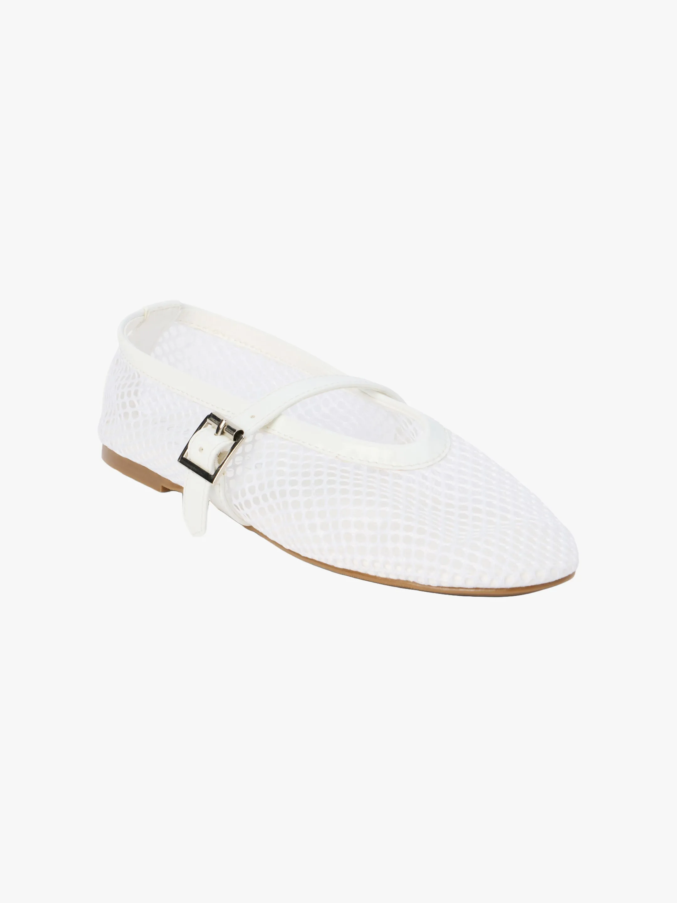 Nolita Mesh Mary Jane - White