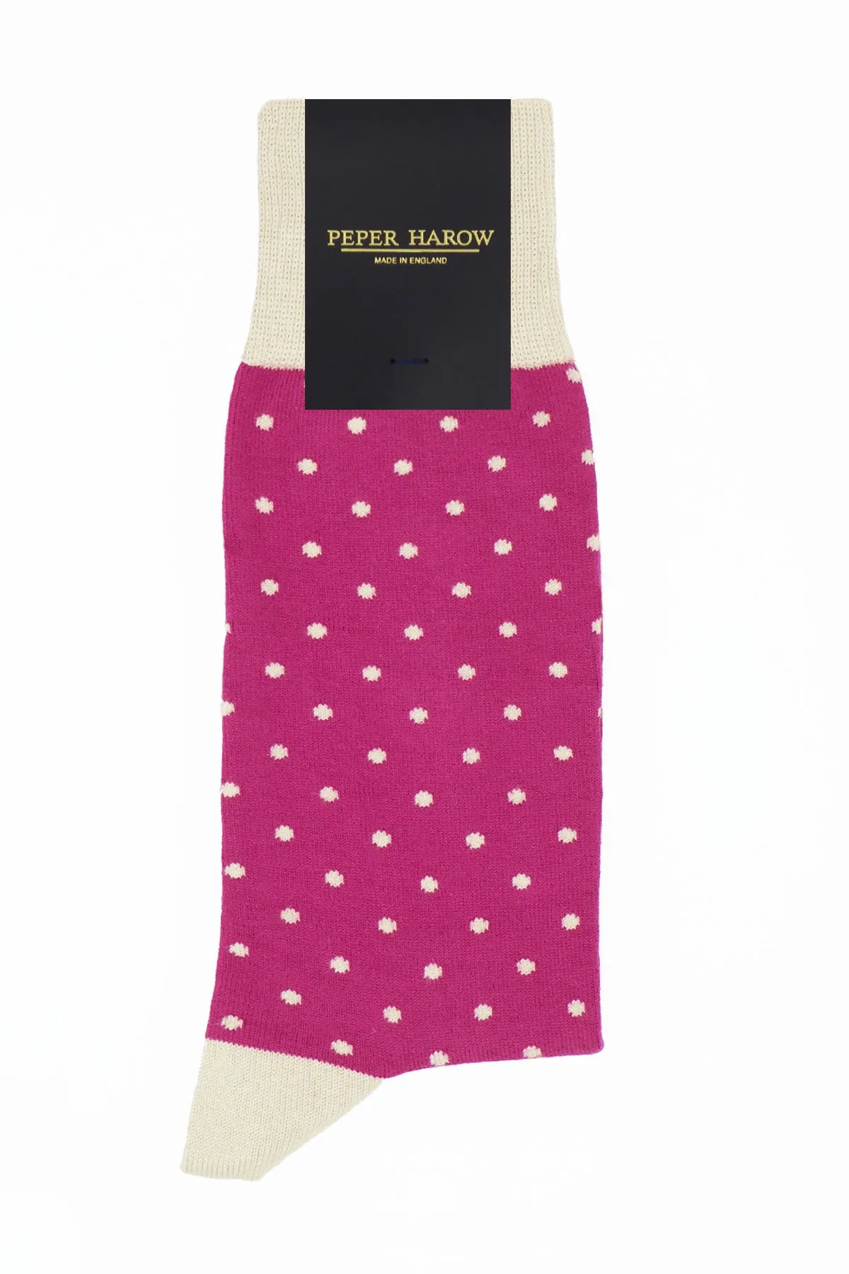 Pin Polka Men's Socks - Pink