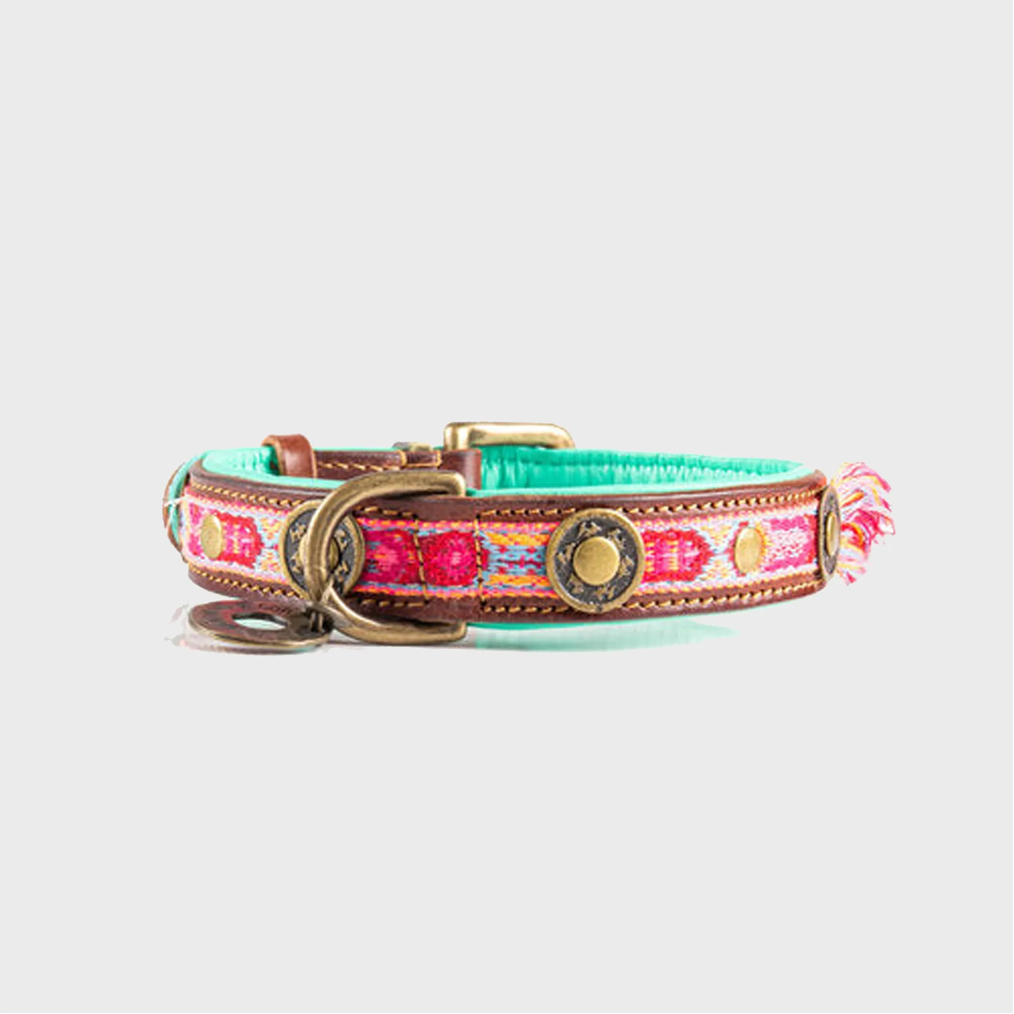 Pink Boho Rosa Dog Collar - Dog with a Mission