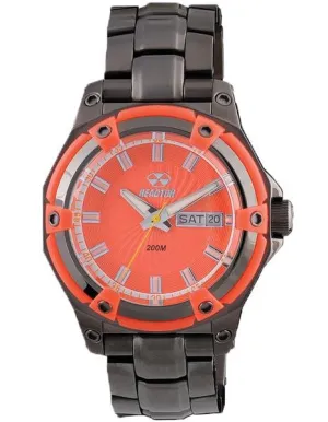 Reactor Ladies Spectrum Mid Day/Date - Coral Dial & Bezel - Gunmetal Plated