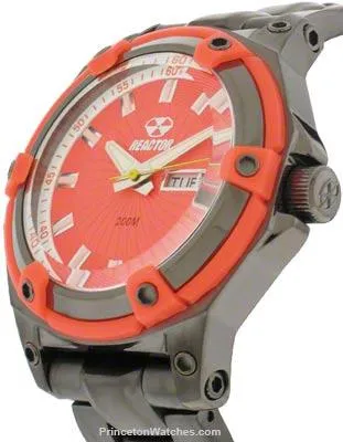 Reactor Ladies Spectrum Mid Day/Date - Coral Dial & Bezel - Gunmetal Plated