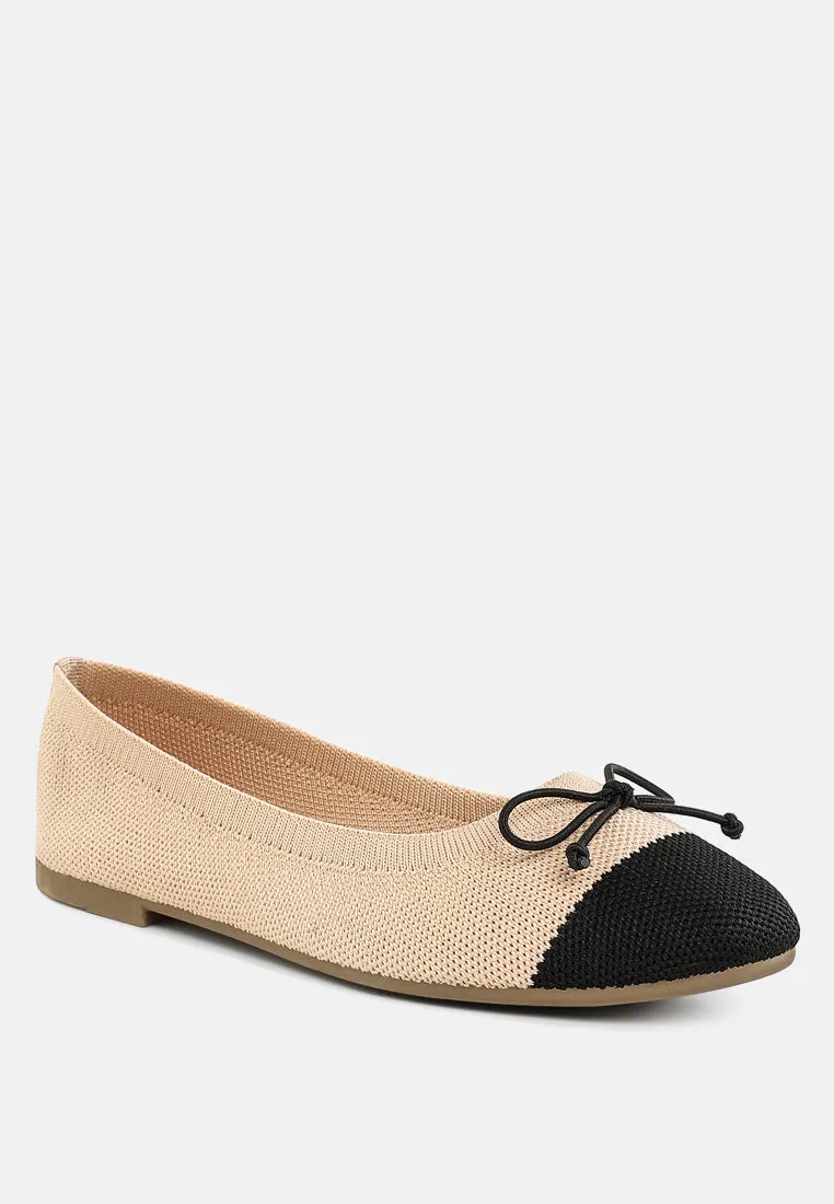 Rosario Two Tone Ballerinas