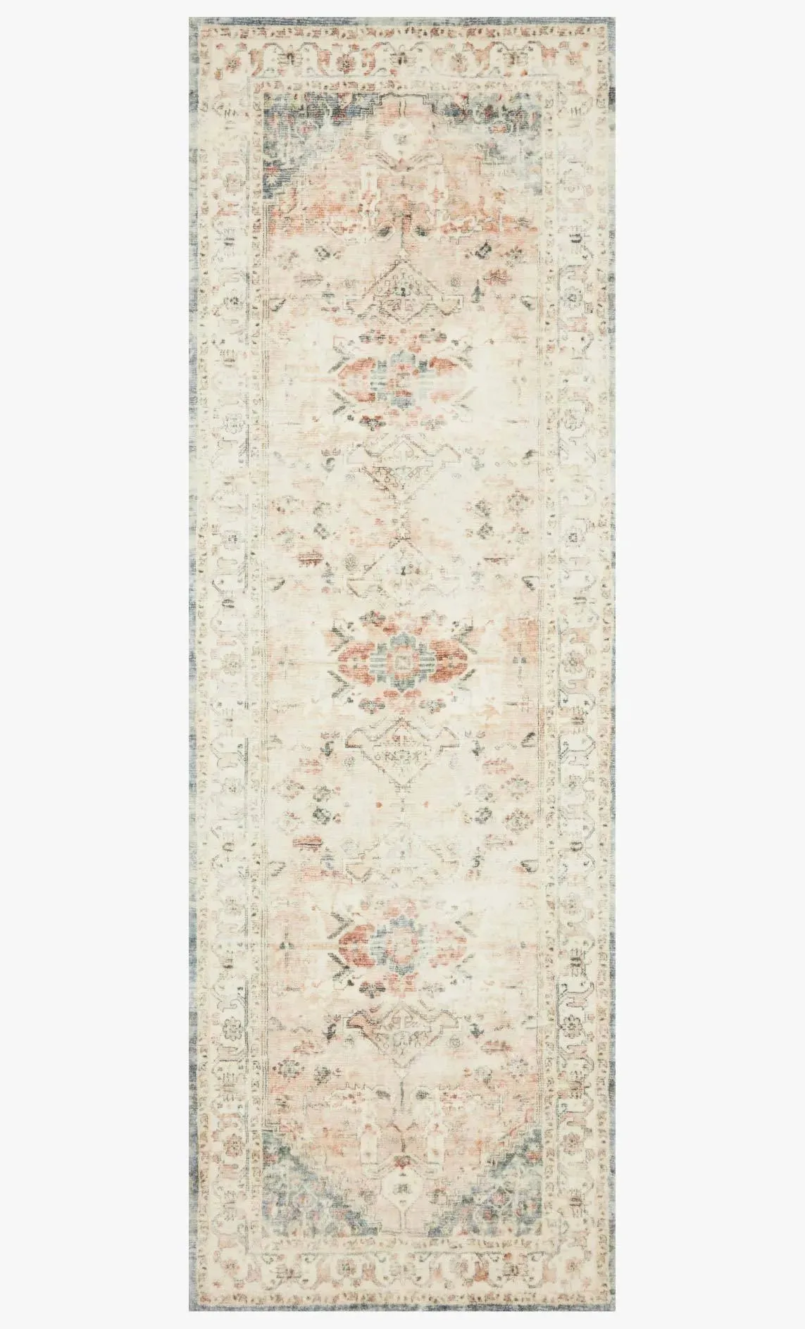 Rosette Ros-06 Clay/Ivory Rug