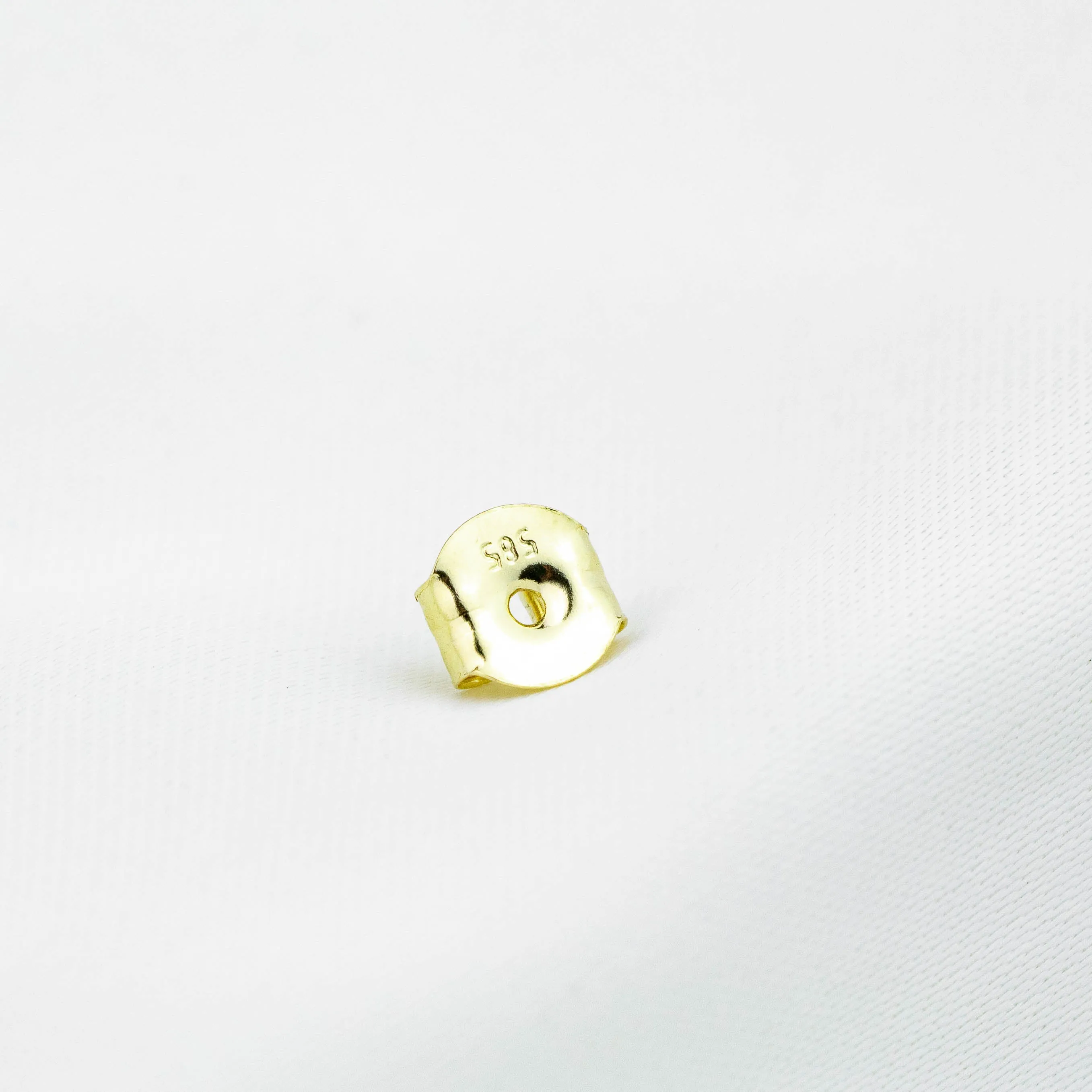 Solid Gold Timeless Sparkle Stud