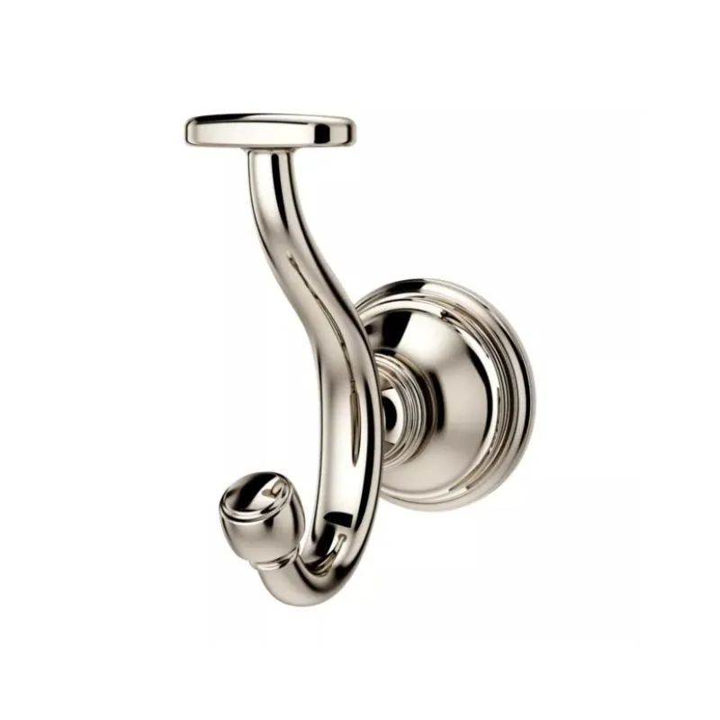 Tisbury 2.47" J-Hook Robe Hook in Polished Nickel