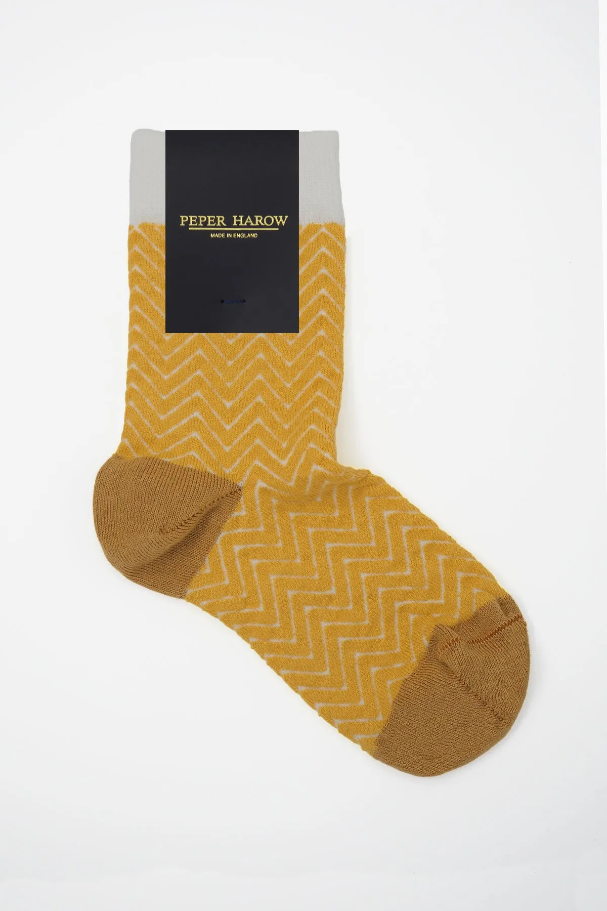 Zigzag Women's Socks - Yellow